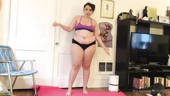 chubbychiquita Cute chick strokes the cap