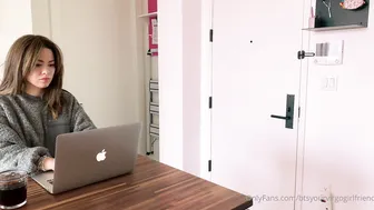 btsyourvirgogirlfriend Beauty in stockings shows small tits