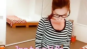 ka8eeowen  aka kateelife The obstinate mare fiercely hammer his anus