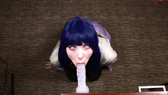 hinaughtya Hot bitch fucks herself with a phallus