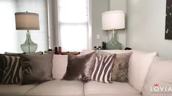 eva lovia Cute girl caresses her charms