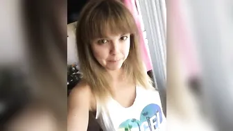 dillon harper Lustful female passionately fucks her cunt