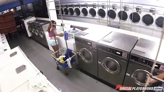 dillon harper Russian prostitute masturbating pussy in the car