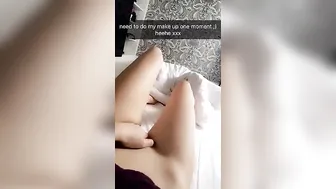 cherubesque Ardent mare caresses boobs