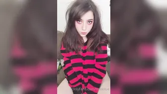 miki blue onlyfans caresses gorgeous boobs
