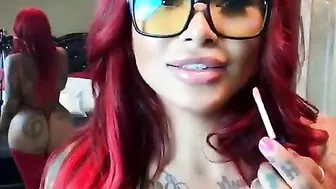 brittanya razavi Ardent beauty fondles intimate places