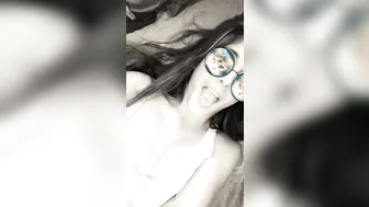 Natalie Monroe Busty fat woman shows off big shapes.