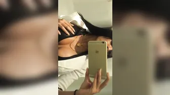 LunaStar Curvy babe caresses huge tits