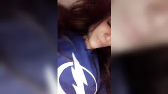 Natalie Monroe Dark haired doll gently pulls pussy