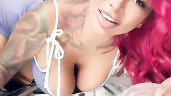 brittanya razavi Busty doll and her blue friend