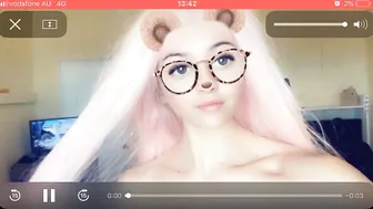 bree baby  Gorgeous sex bomb caresses sex lips