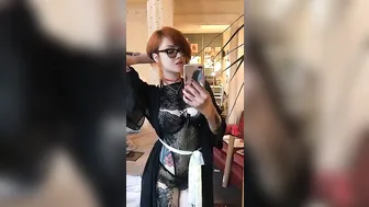 Maud Suicide stuck in the ass sex toy
