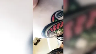 Maud Suicide Cute brunette with natural tits chatting in fries