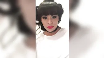 LunaStar Curvy slut caresses pussy through panties