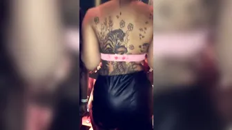 LunaStar Tied bitch sucks dick