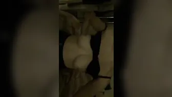 Laiste Girl Busty young lady jumping on a strap