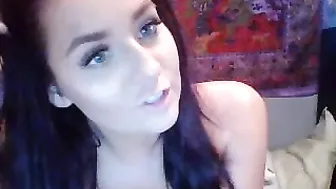 nipsybaby Pretty woman in red communicates by phone