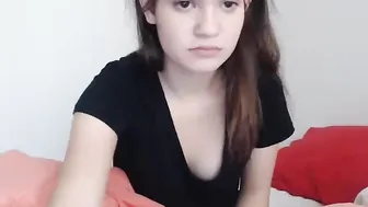 ambermorena Dark haired chick masturbates with sex toy