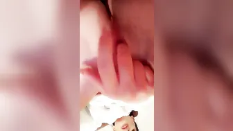 Bordeaux Full lady fondles big boobs