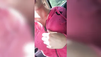 August Ames undressed in front of the camera