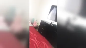 August Ames Busty blonde with tattoo fucks both holes