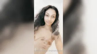 JasminX onlyfans masturbating with a tampon in pussy