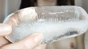 Hannah James aka hannahjames710 onlyfans Tiny in a mask caresses the vagina