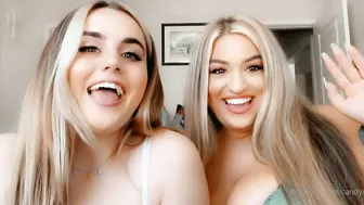 candycourt Hot chick caresses vaginal opening