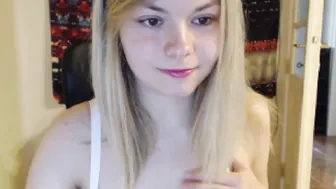 annuska18 Modest model posing in fries