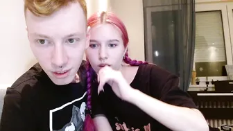 saypositive Black-haired bitch passionately masturbates cunt