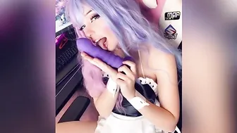 belledelphine aka Belle Delphine Amazing kralja masturbates in private