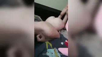 kotofeuka Cutie in stockings showed tits