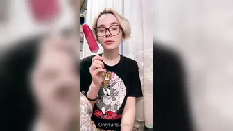 kotofeuka Tattooed bitch undresses erotically