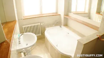 Lucie Wilde  Cute chick having fun with sex toy