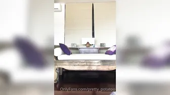 Pretty Potatoo  Busty bitch caresses nipples