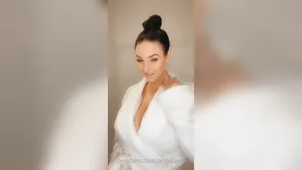 Angela White  Top-notch model rubs big tits