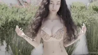 Bhad Bhabie onlyfans Charming babe undresses and jerks off