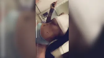 Bhad Bhabie onlyfans jerking in the car