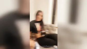 Hanna Miller onlyfans Skinny pussy caresses shaved pussy