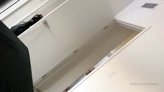 VinaSkyy onlyfans in a new apartment shows a striptease