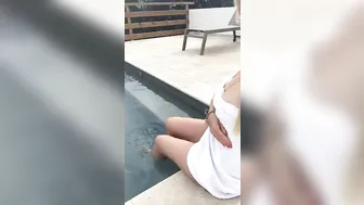 April Summers aka Nadia Foster, Natia Foster, modelapril onlyfans Babe in socks fucks both holes