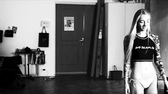 Anna Ioannova Busty slut masturbates shaved cunt