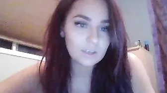 nipsybaby Cute chick fucks with a soft toy