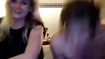 tv_for_your_peen Cute blonde dancing striptease