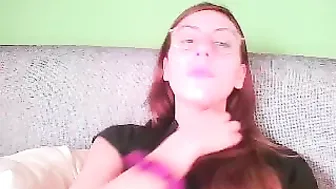 ariavna Busty chick exposes her charms