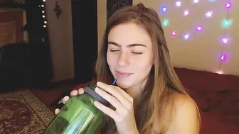 awesomekate Cute lady undresses in front of the camera