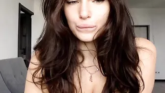 KissNastya Sexy hottie gently pulls pussy