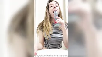 Michelle Anthony, michelle  Pussy in stockings caresses the cap