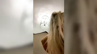 Juju Brais, Julia Abrams,  Cute babe gently masturbates cunt