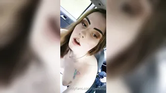 Damania, ur secret girlfriend, slutty Pretty girl with pigtails exposes small tits